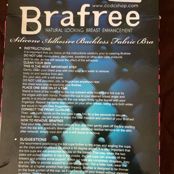 Bra free backless bra 34B - Picture 3 of 4